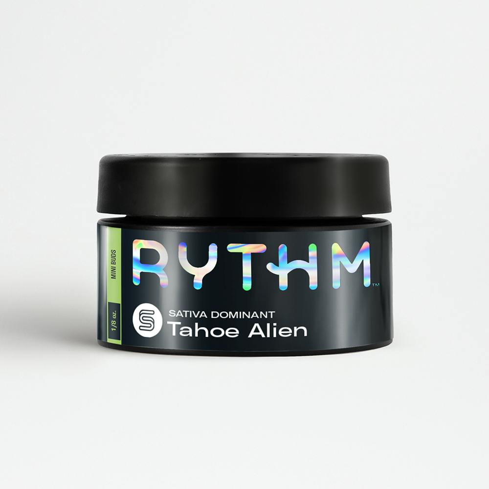 RYTHM Sativa Dominant Mini Buds Tahoe Alien 1/8oz