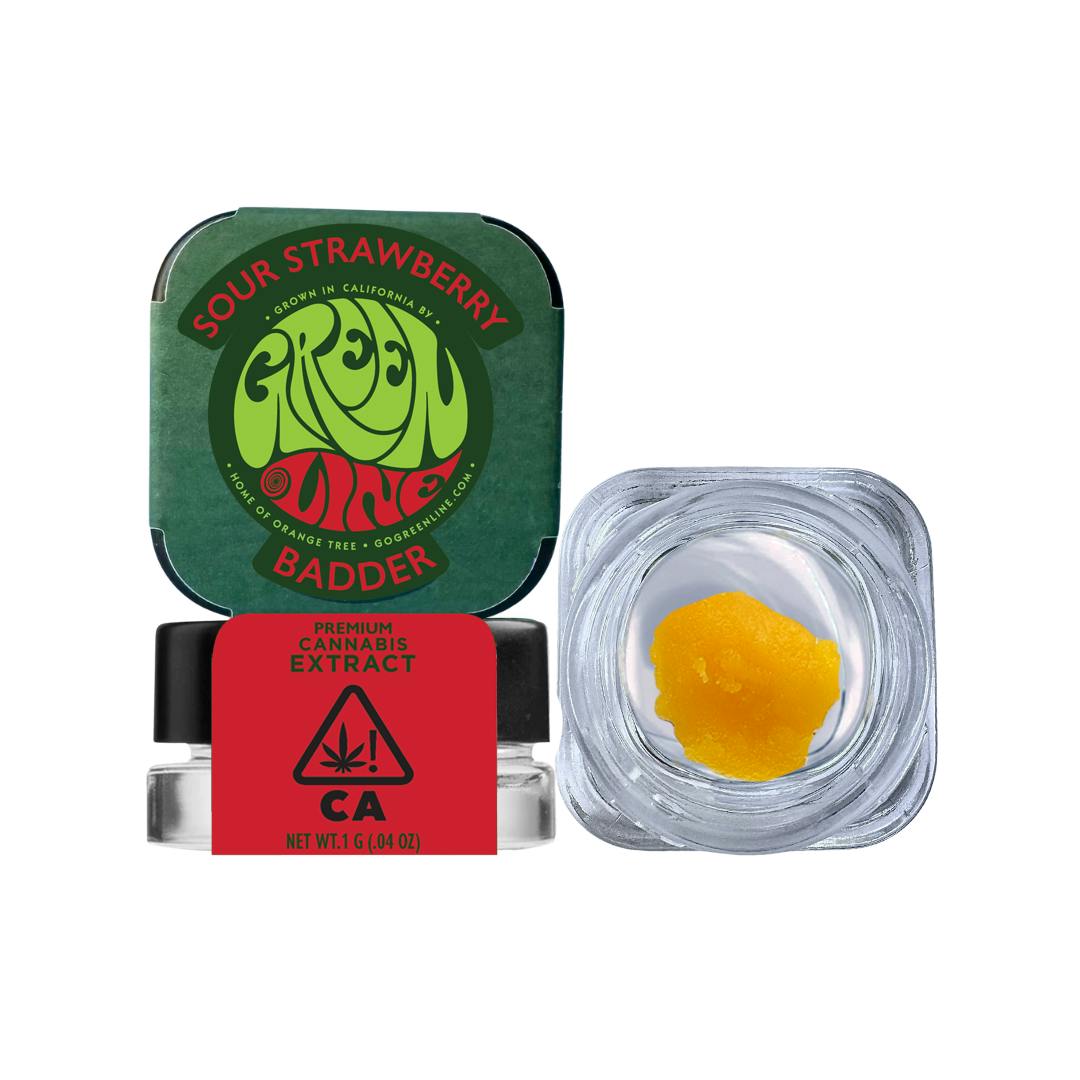 Sour Strawberry - Badder - Extract - Sativa - 1g
