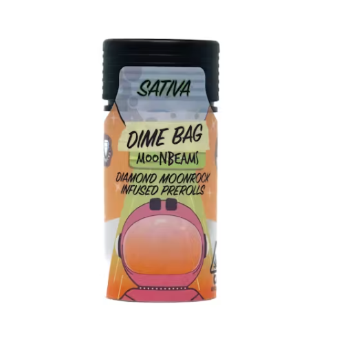 Dime Bag - Moon Beams Pre-roll Pack Pineapple Trainwreck - 2.5 g
