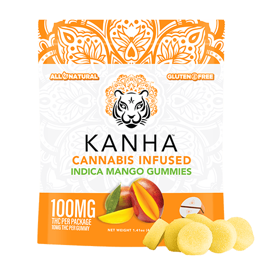 KANHA | Mango | Indica | 100mg THC | 10-pack