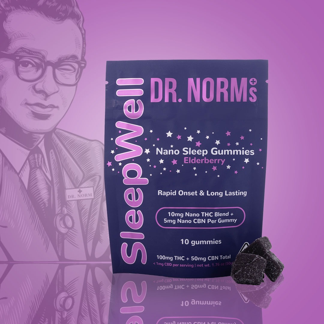 NANO ELDERBERRY SLEEP GUMMY 2:1 THC:CBN 10 PACK 100MG