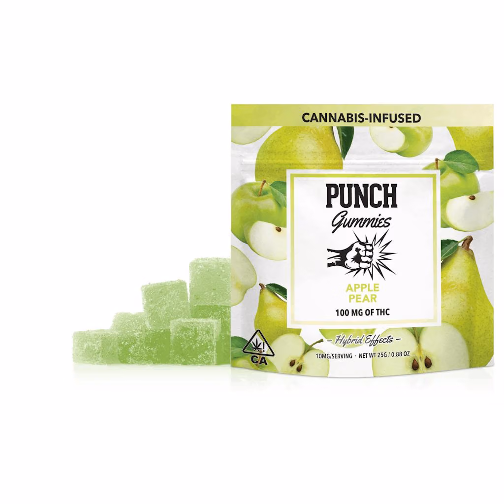 APPLE PEAR 100MG GUMMIES
