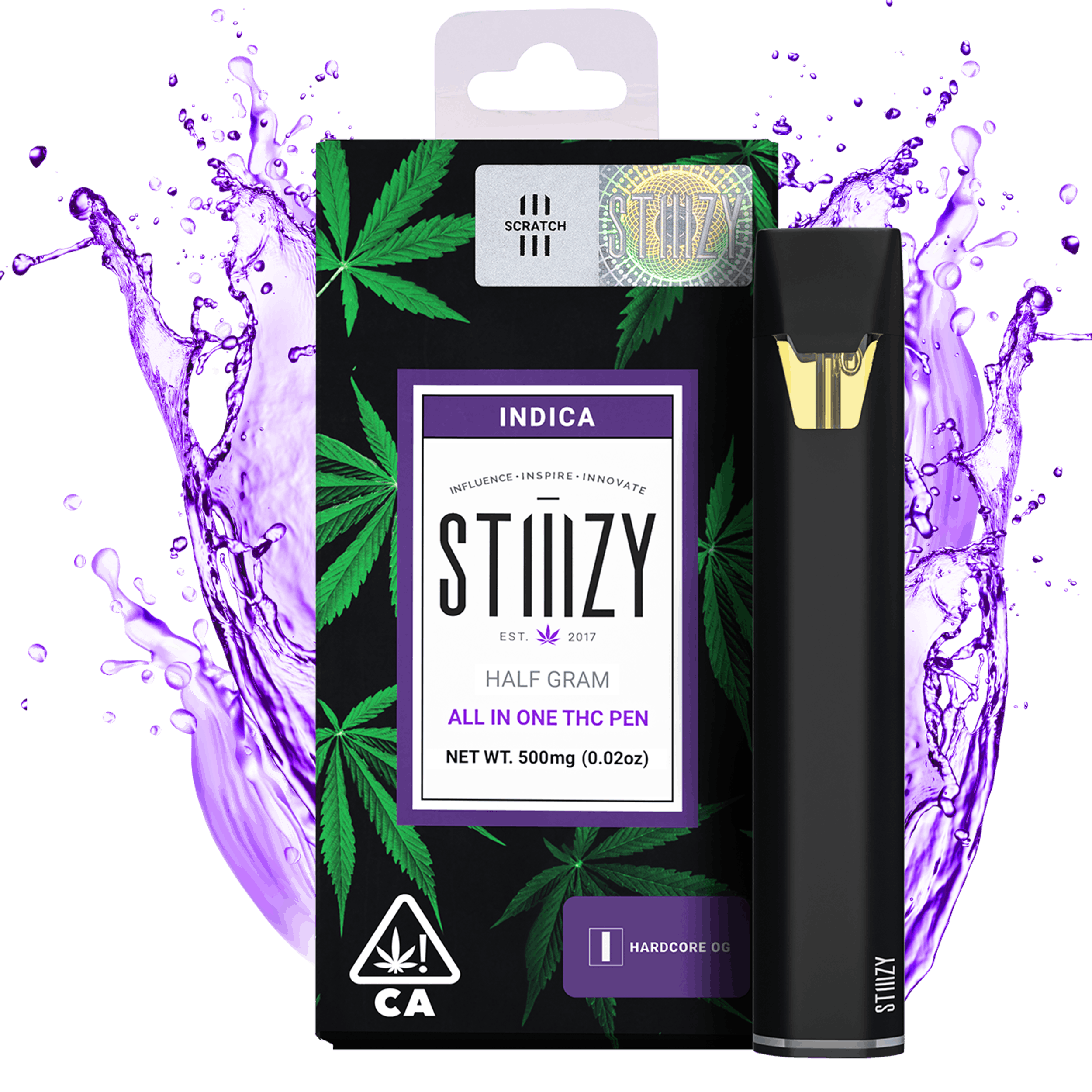 STIIIZY - ORG AIO - Hardcore OG - 0.5g