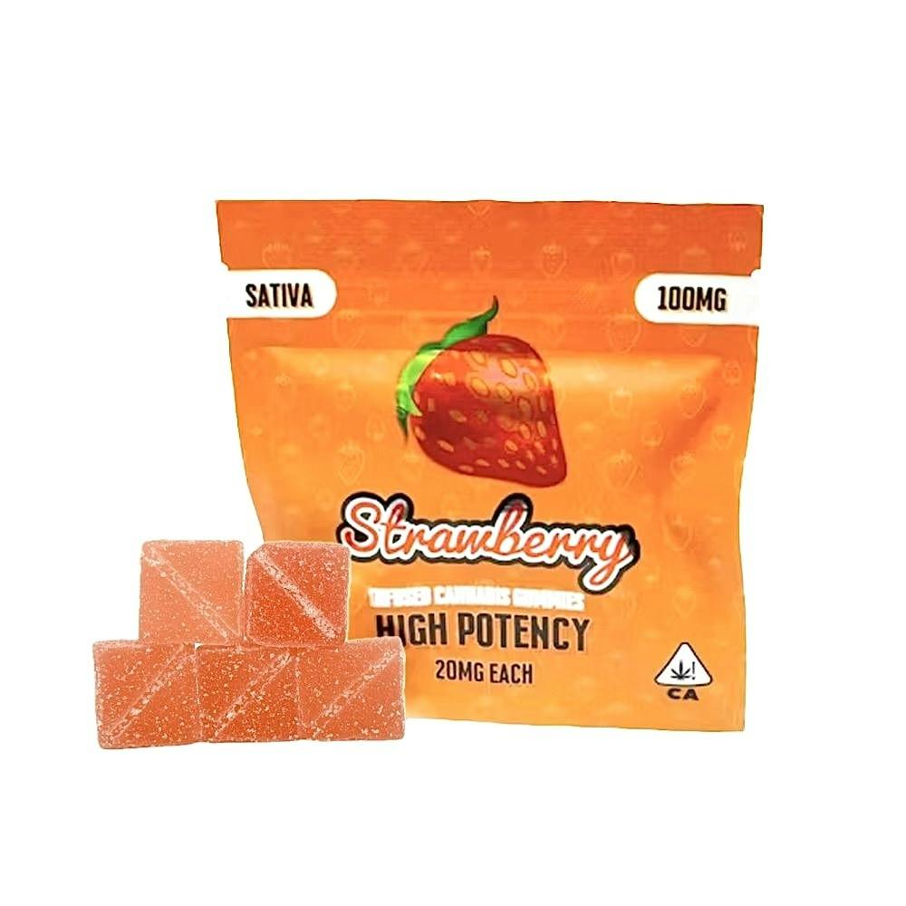 MAS - Gummies - Strawberry - 5pk x 20mg - 100mg