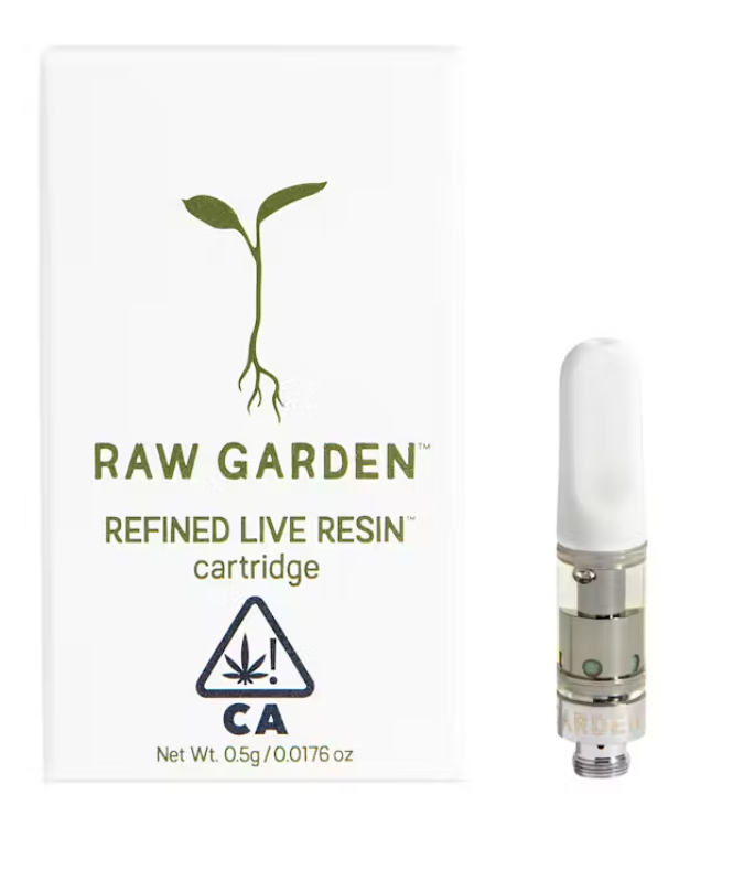 Raw Garden - Live Resin - Orange Runtz - Vape Cart - 0.5G