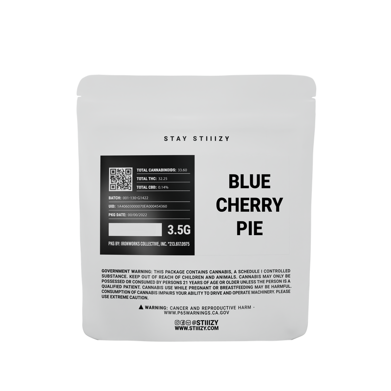 STIIIZY | Flower | White | Blue Cherry Pie | 3.5g