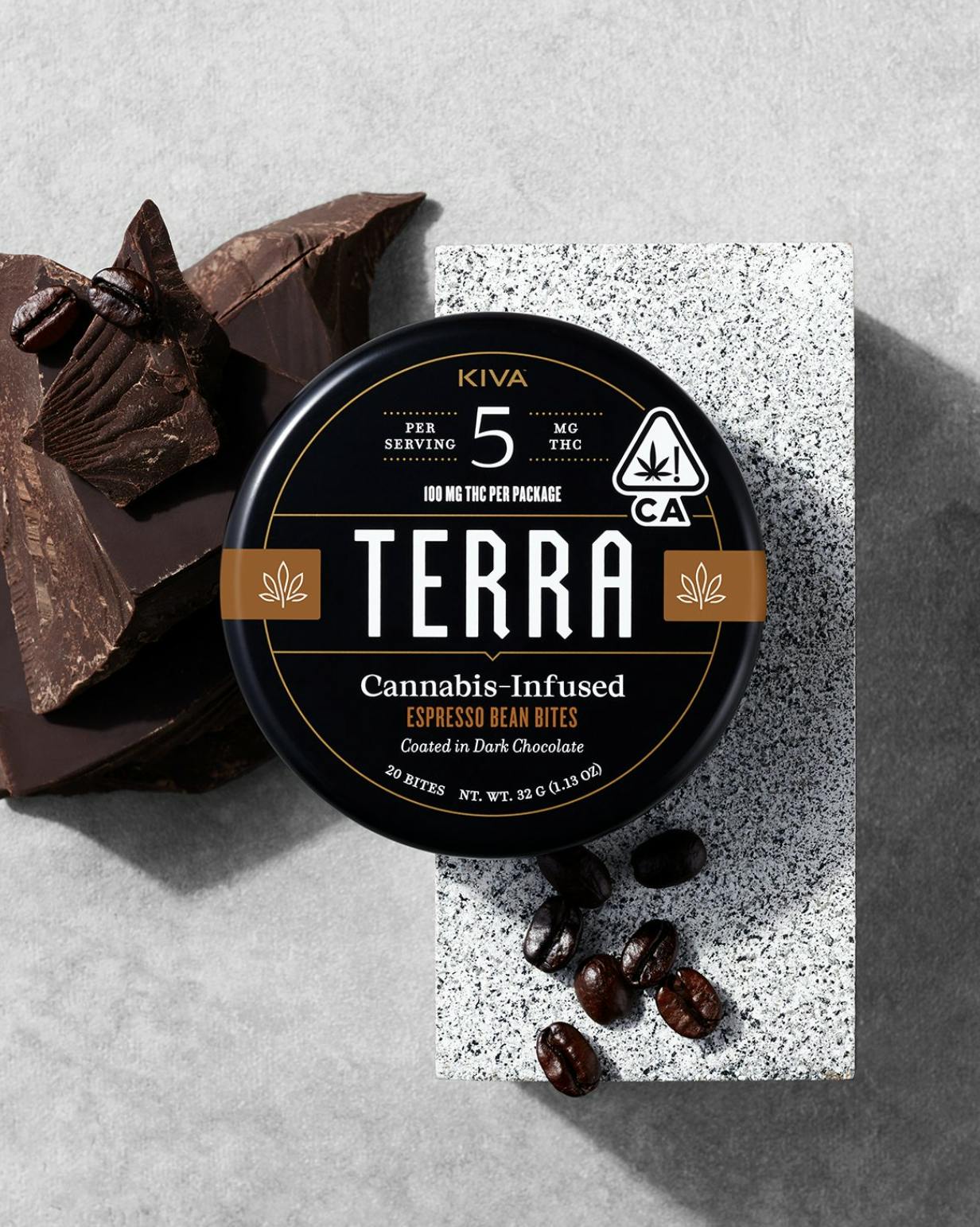 ESPRESSO BEANS TERRA BITES 100MG