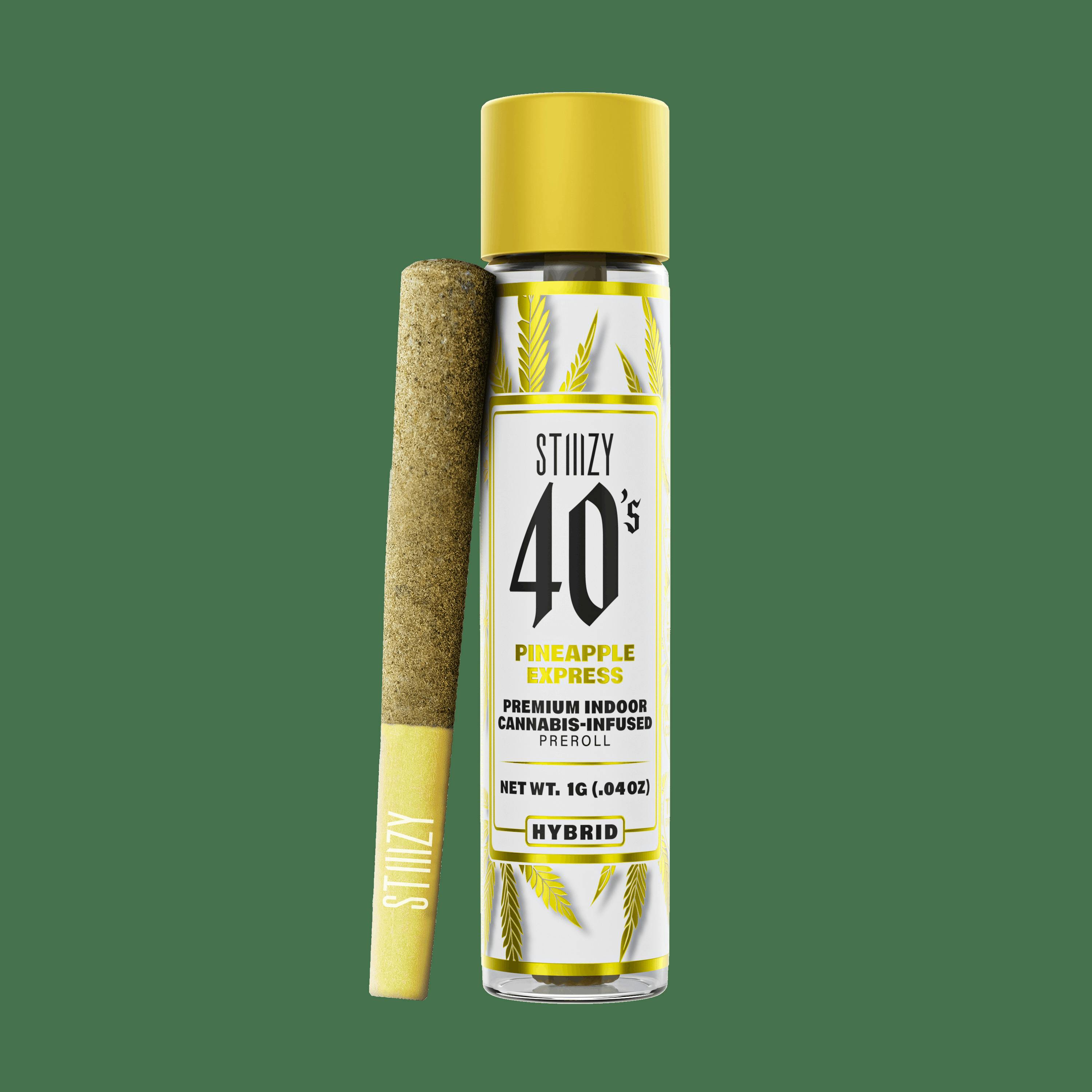 STIIIZY | 40'S | PINEAPPLE EXPRESS | 1G | INFUSED | PRE ROLL