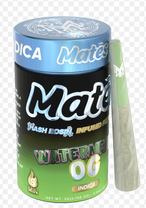 Muha Meds | Watermelon OG | Infused Joints | 0.6g each | 5pk
