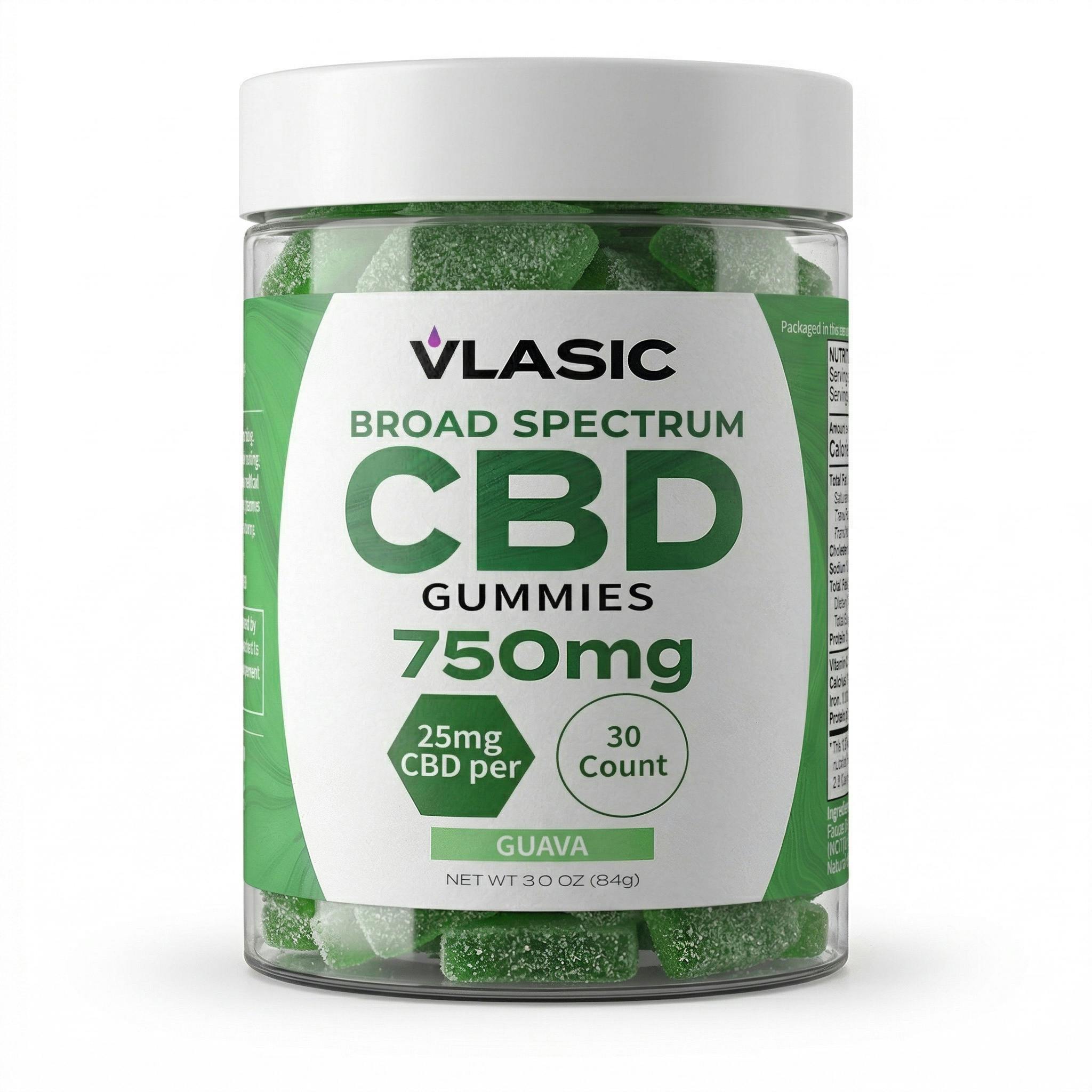 CBD Broad Spectrum Gummies (Guava)