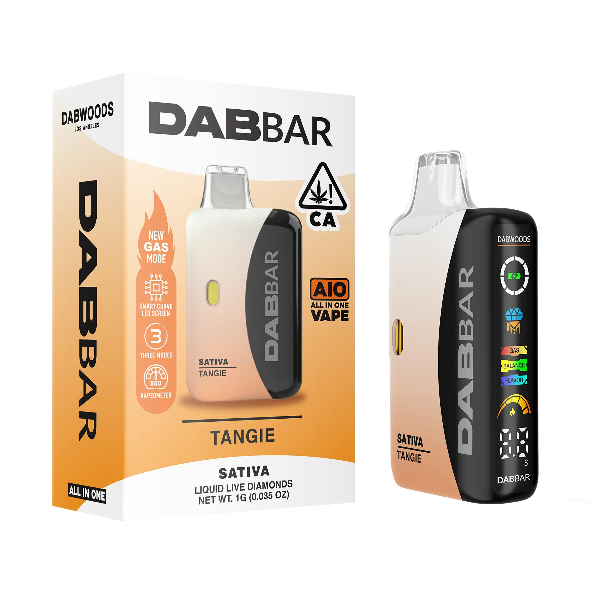 DABWOODS, 1.0G LIVE DIA AIO (S), TANGIE