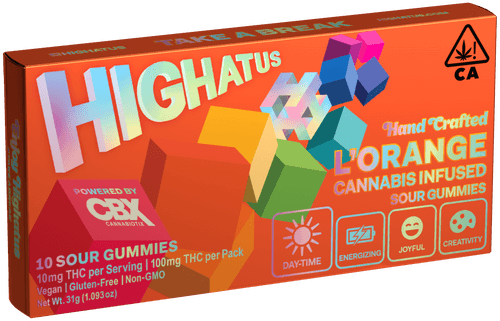 Highatus - L'Orange (s) - Sour Gummies - 100mg