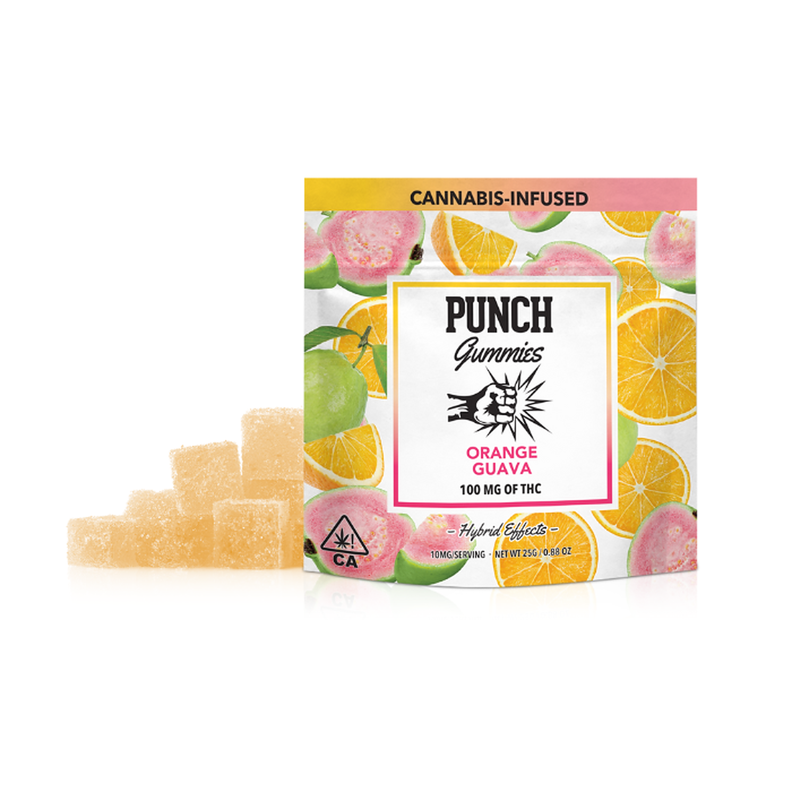 ORANGE GUAVA 100MG GUMMIES