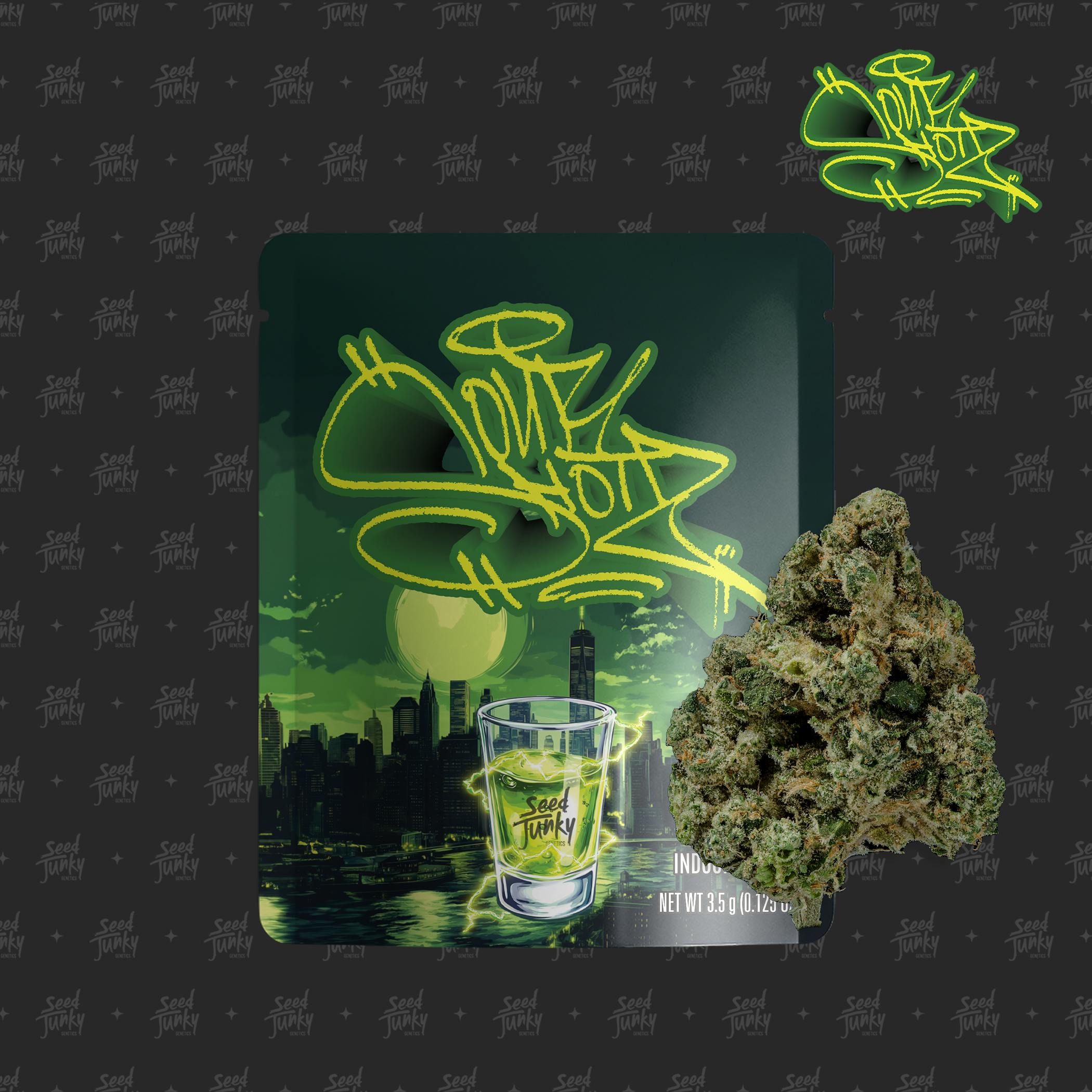Seed Junky | Sour Shotz (S) | 3.5 Indoor Flower