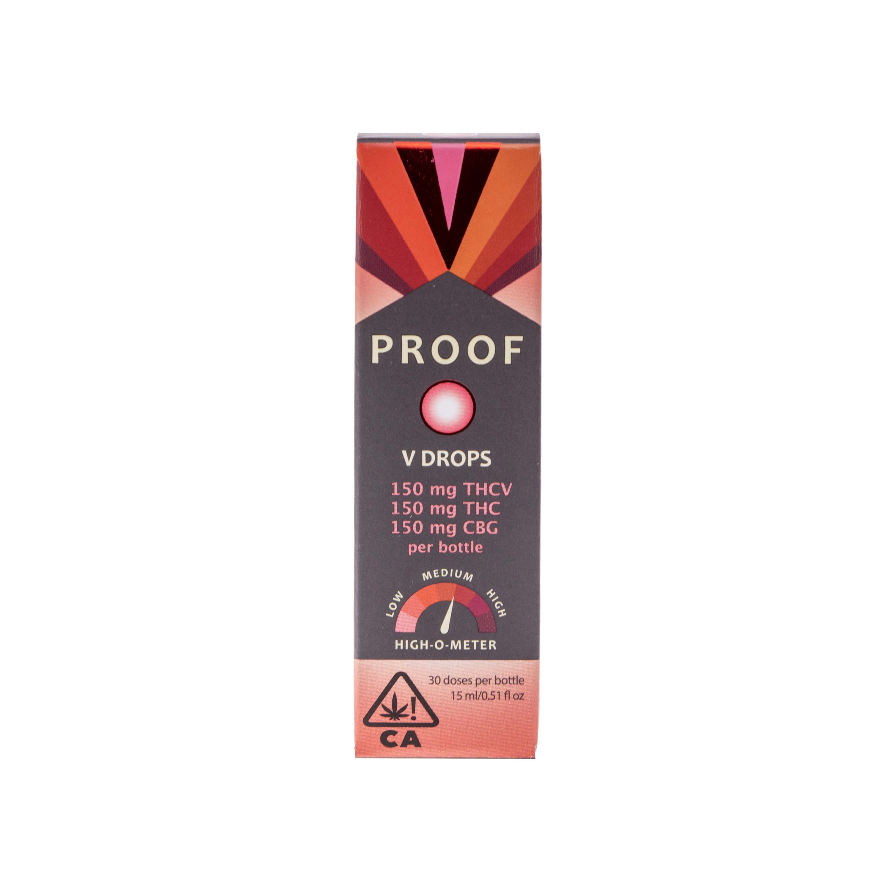 Proof | V Drops (1:1:1 THC:THCV:CBG - 450mg Total)