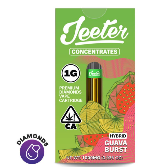 Jeeter Concentrates Diamonds Vape Cartridge - Guava Burst