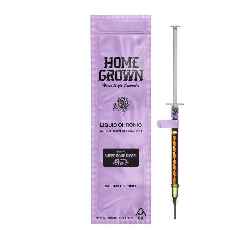 Home Grown | Super Sour Diesel | Cured Resin Applicator | Concentrates | 1g