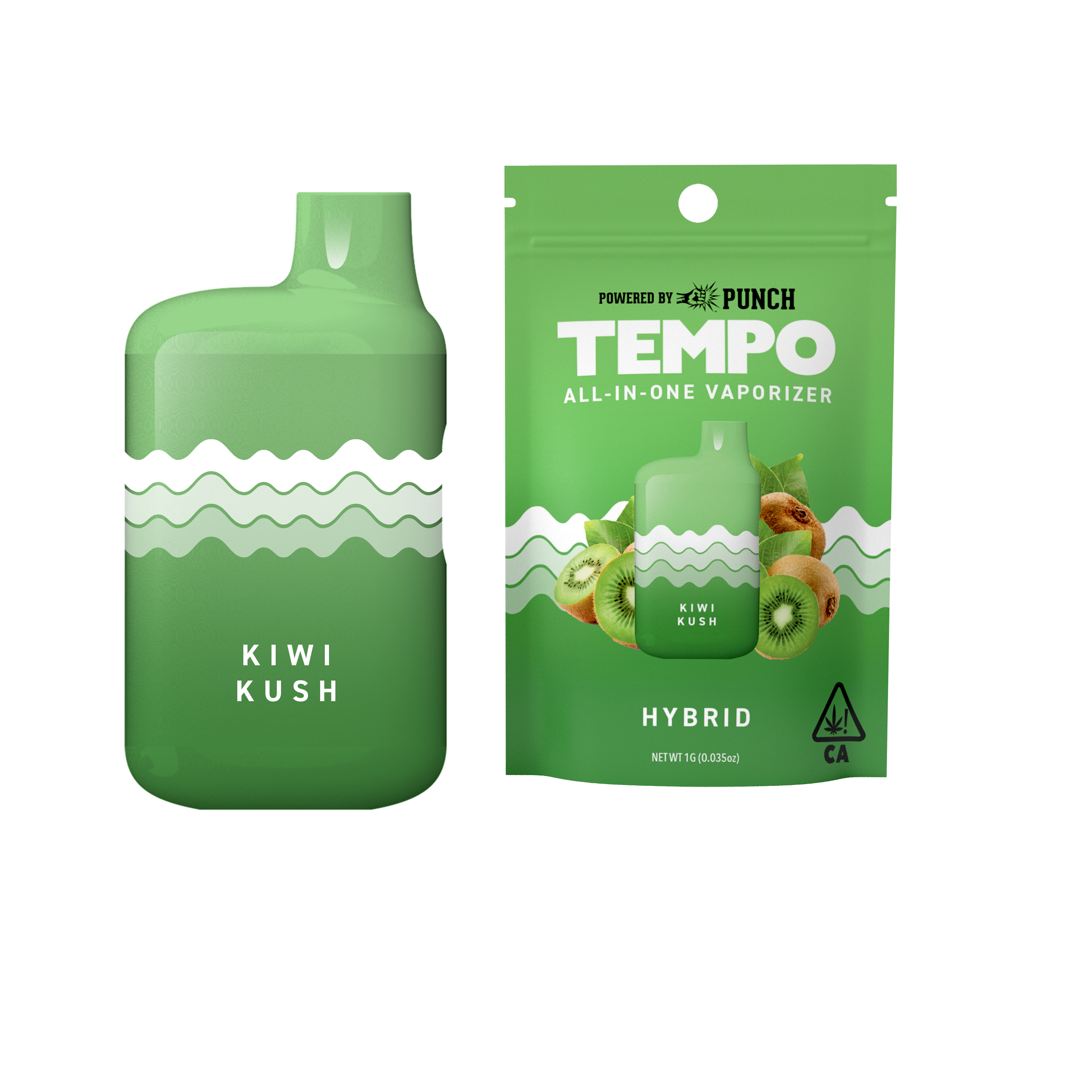 Tempo - All in one Vape - Kiwi Kush (1g)