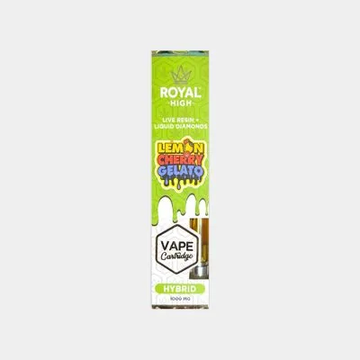 Lemon Cherry Gelato 1g | Live Resin + Liquid Diamonds (Solventless) | Royal Highness (92.70% THC)