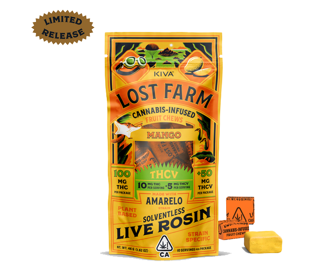 Kiva - Mango Lost Farm Chews (100mg)