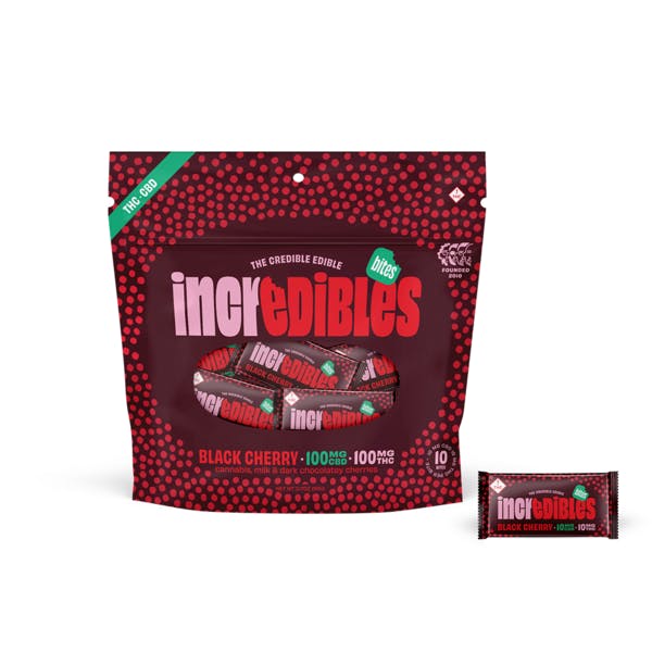 1:1 Black Cherry + CBD Bites