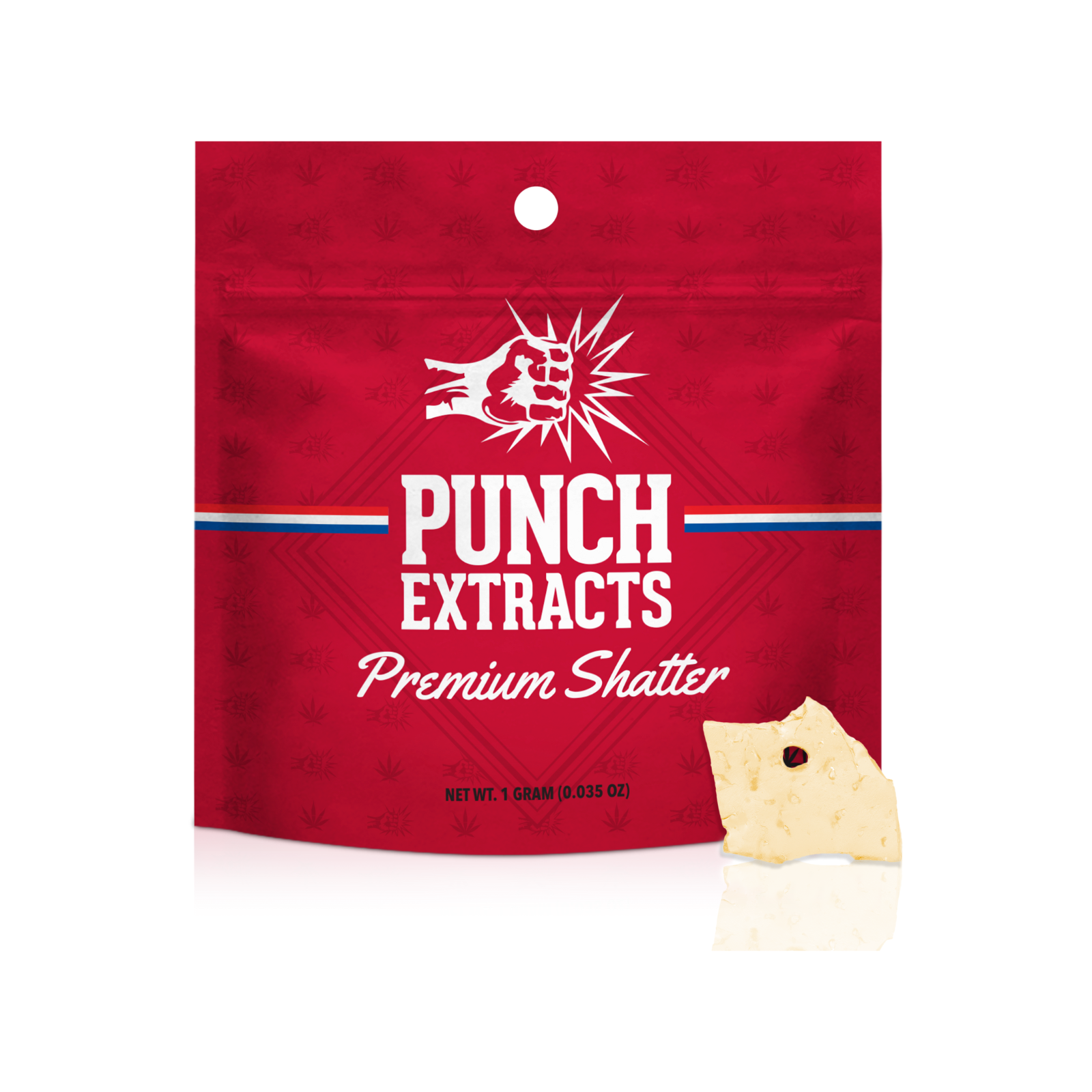 Punch Extract Conc - Kush Diesel Shatter (1g Indica) *NEXT DAY DELIVERY ONLY*