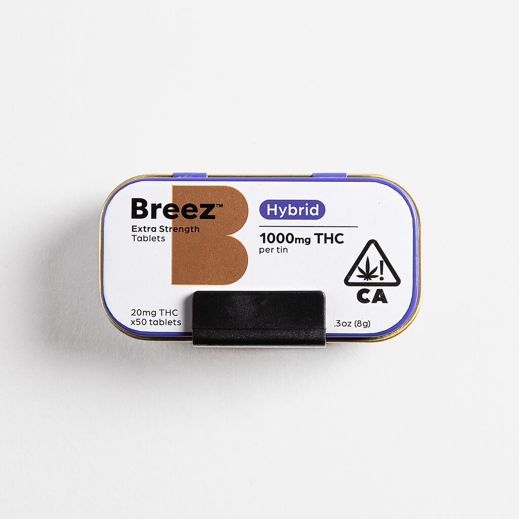 Breez - Hybrid Extra Strength Tablets - 50pk/1000mg
