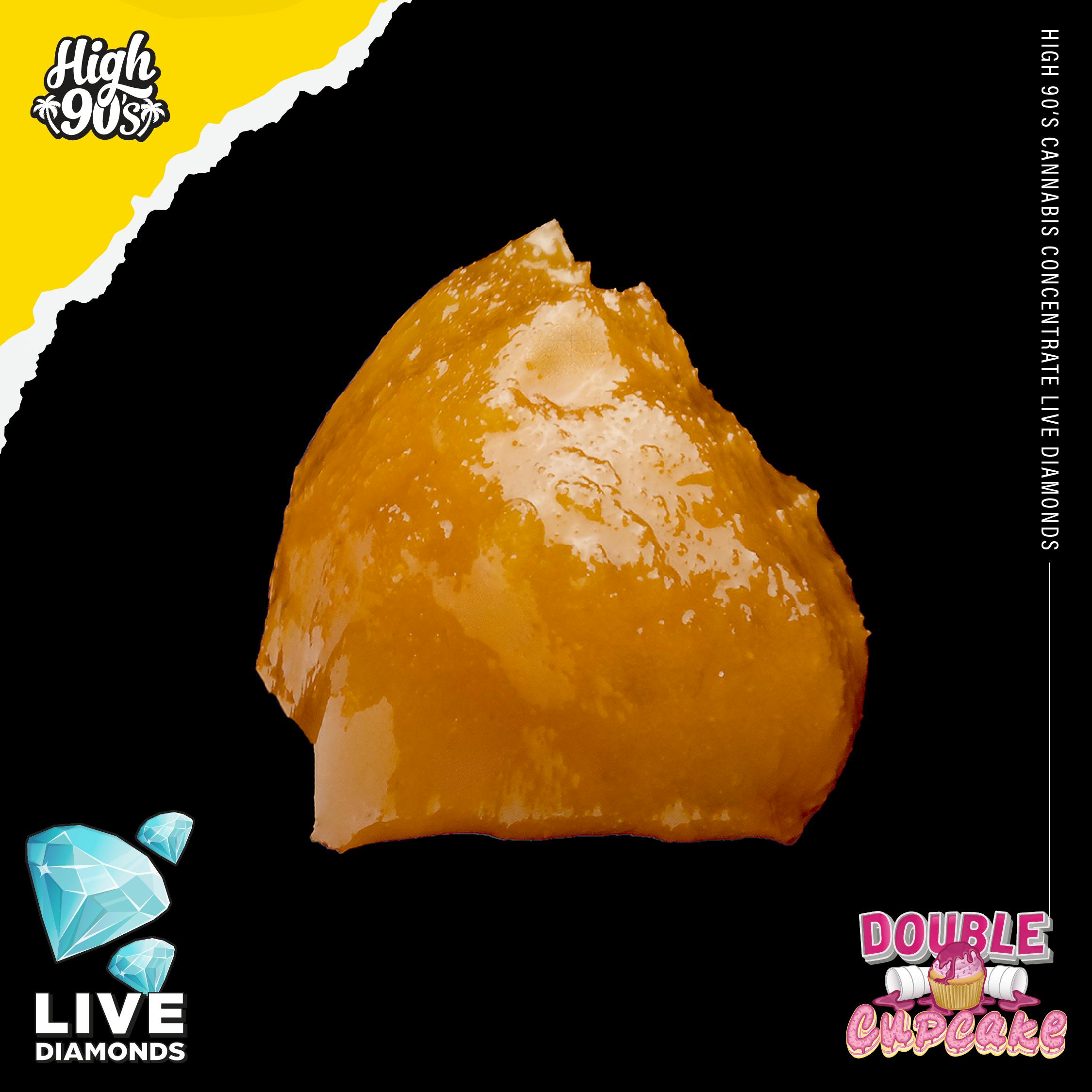 High 90s : Double Cupcake 1g Live Diamonds
