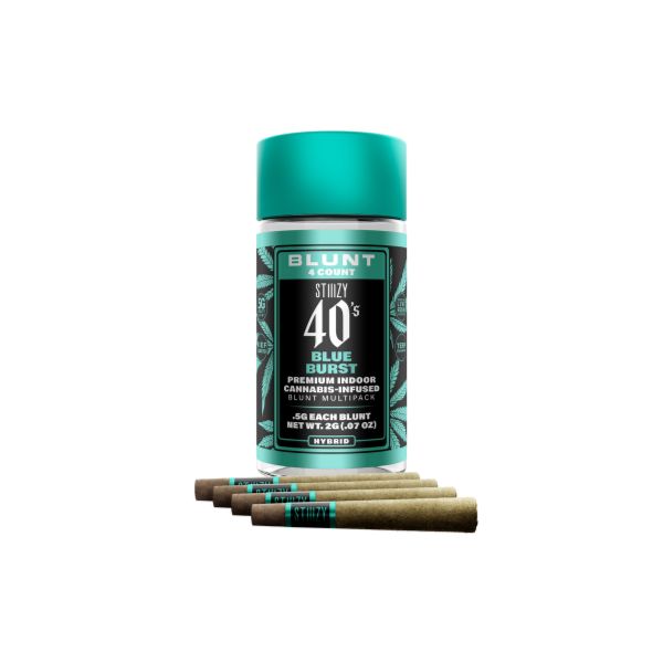 Stiiizy 40's Blue Burst Infused Blunt 4pk 2g