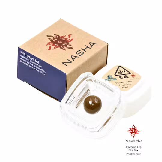 Nasha | Blue Pressed Hash 1.2g | Papaya x GMOB