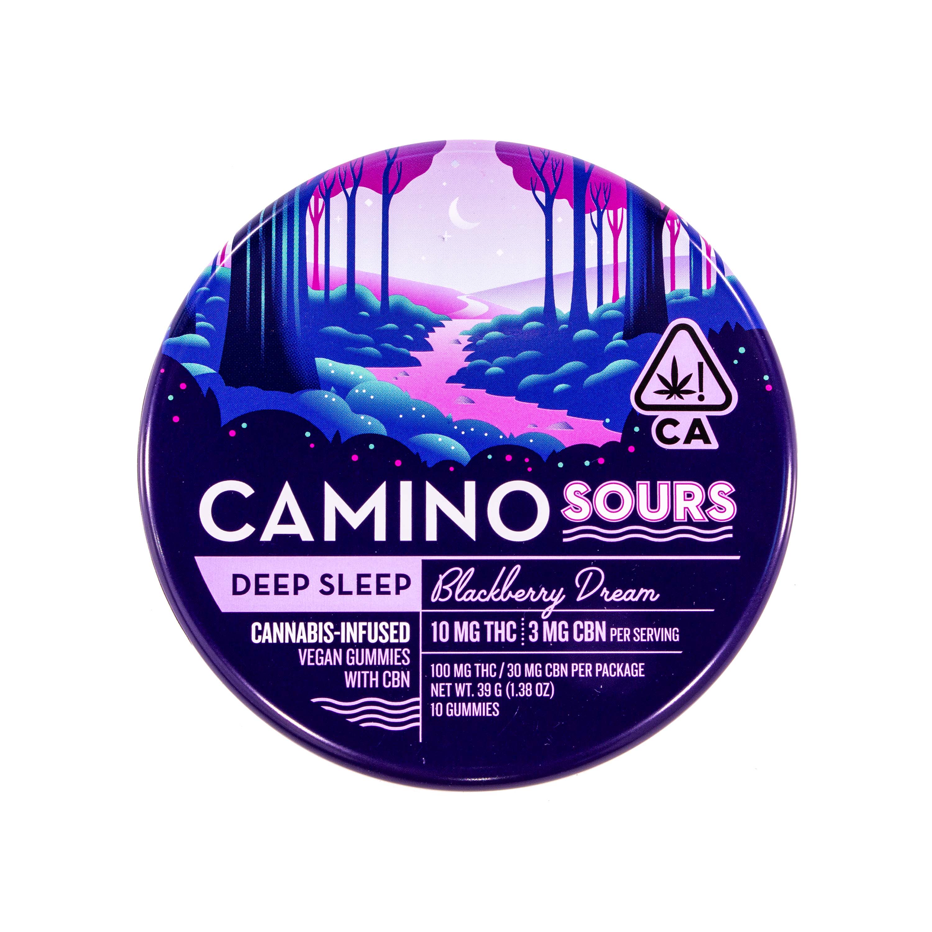 Camino | Sours Blackberry Dream Sleep (10:3 THC:CBN - 130mg Total)
