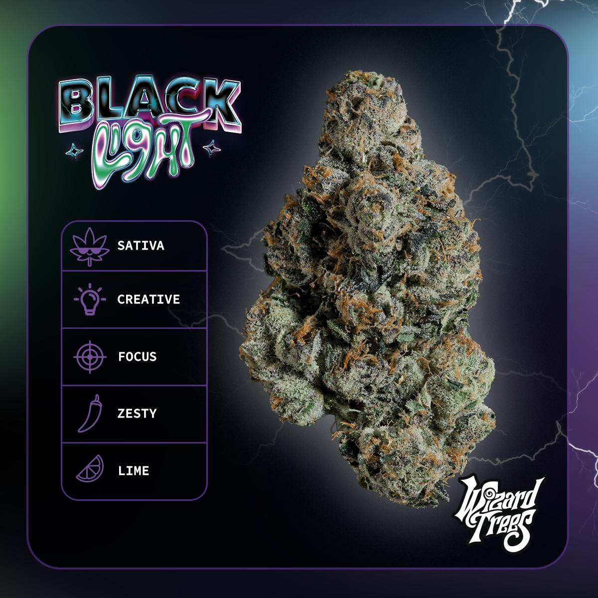Wizard Trees | 3.5g Flower - Black Light