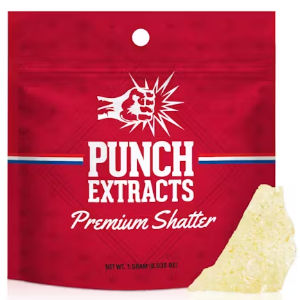 1g Kush Mintz BHO Shatter - Punch
