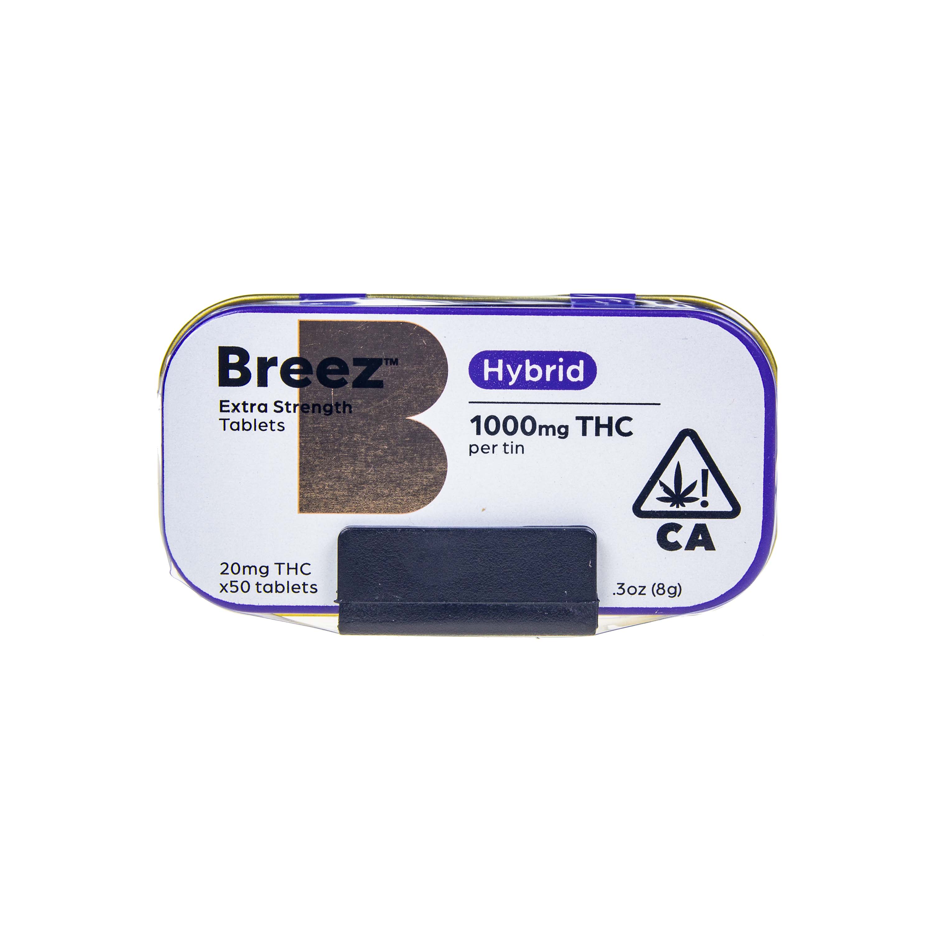Breez | Hybrid Extra Strength Tablet Tins (1000mg THC)