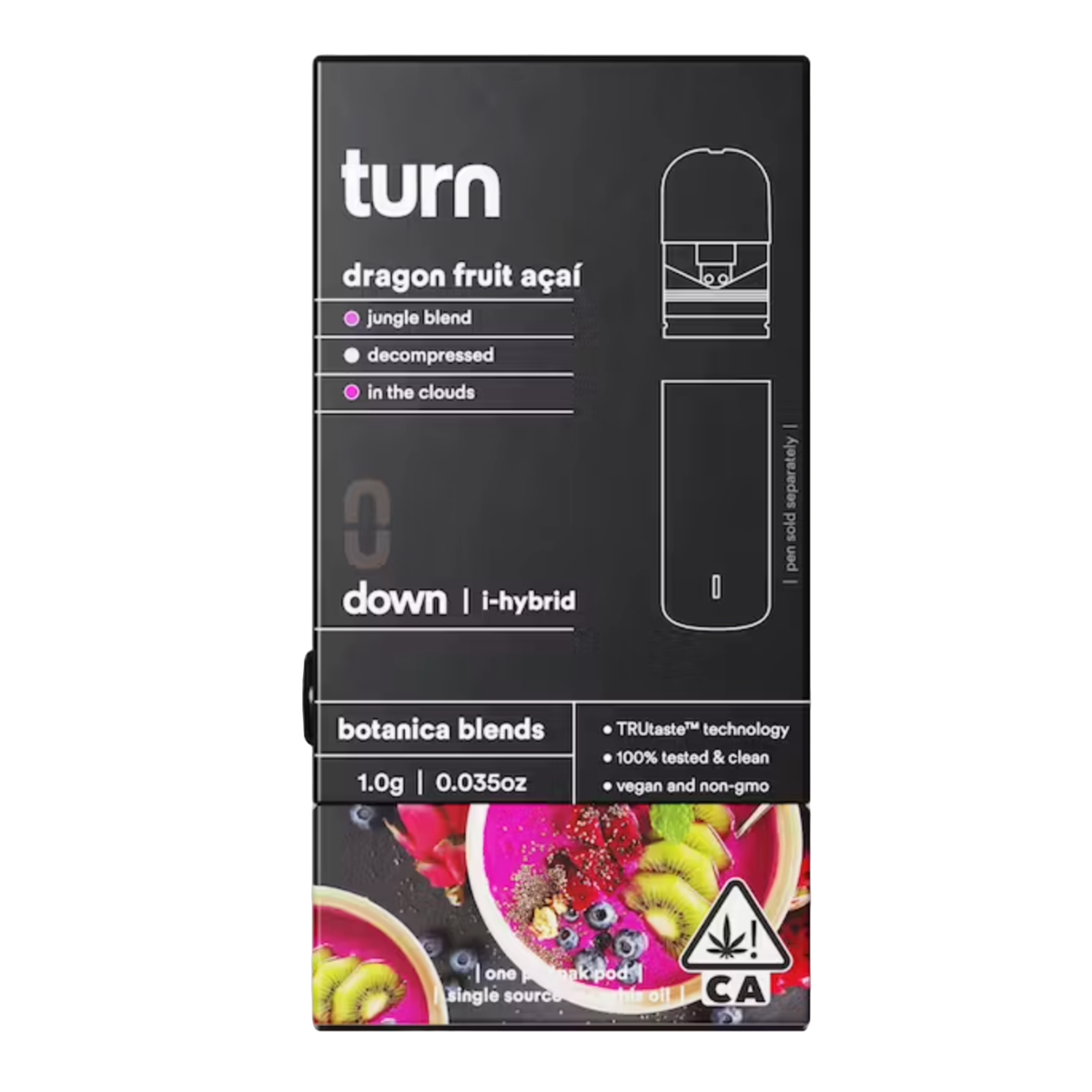 DOWN - DRAGON FRUIT ACAI 1000MG