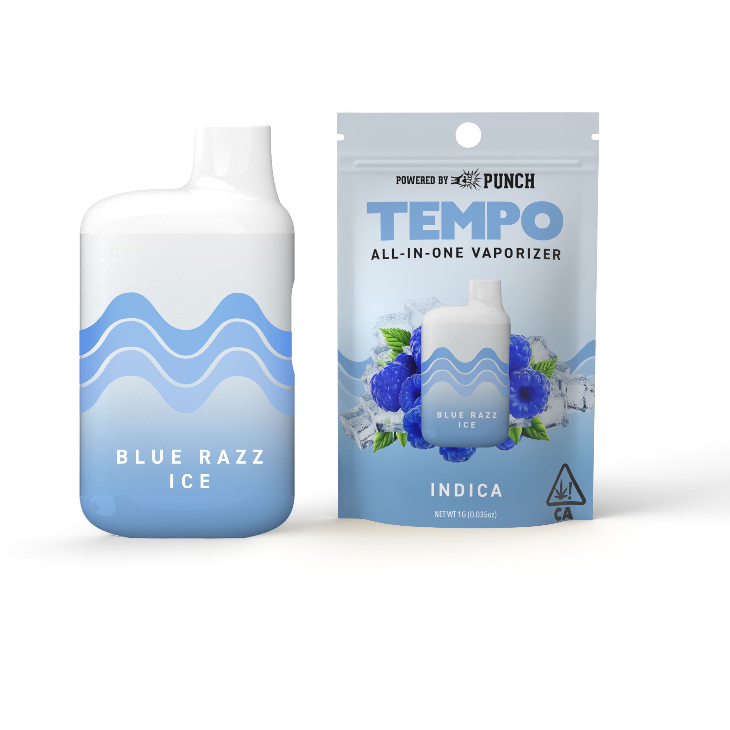 Tempo - All in one Vape - Blue Razz Ice (1g)