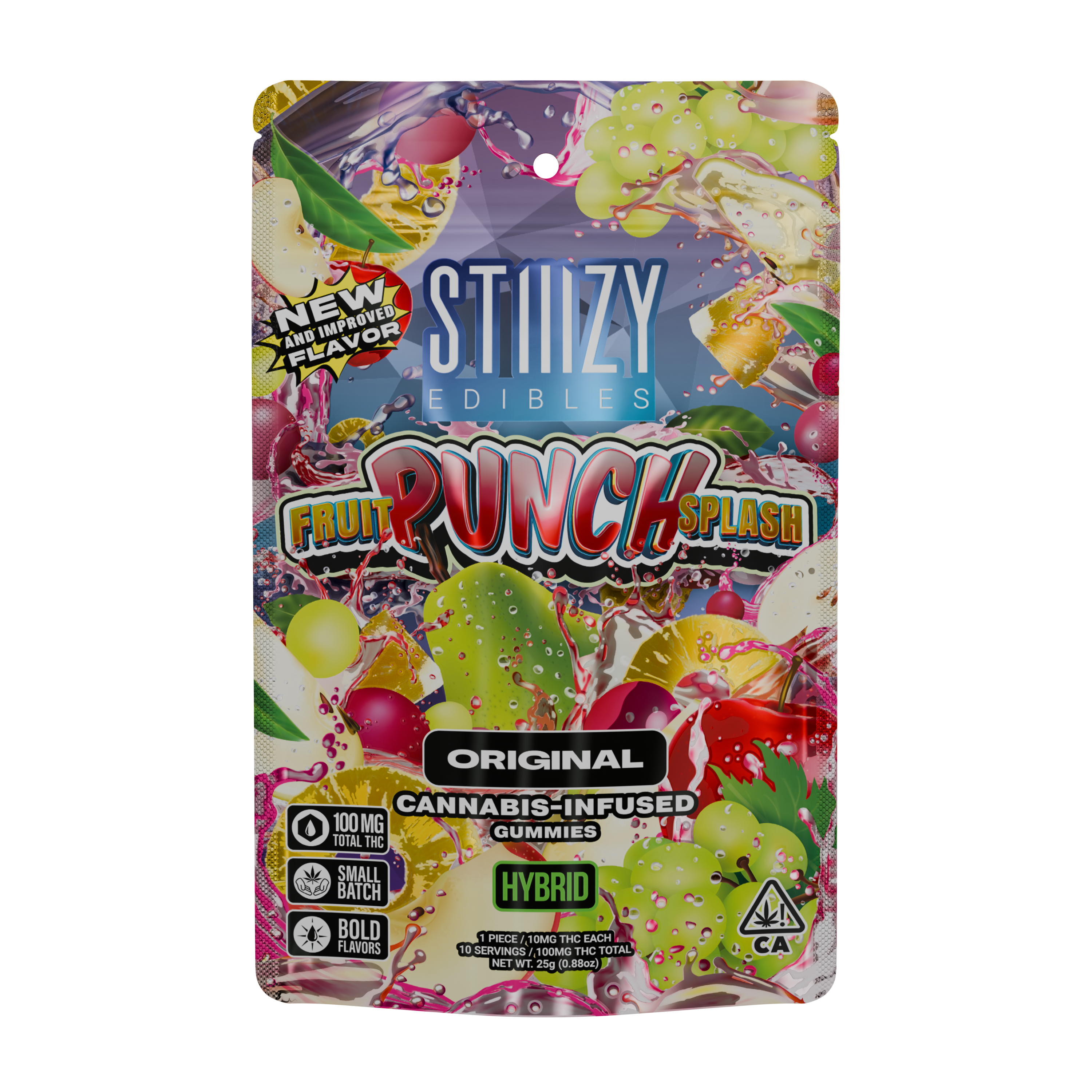 STIIIZY - Fruit Punch Splash Gummies 10x10 - 100mg