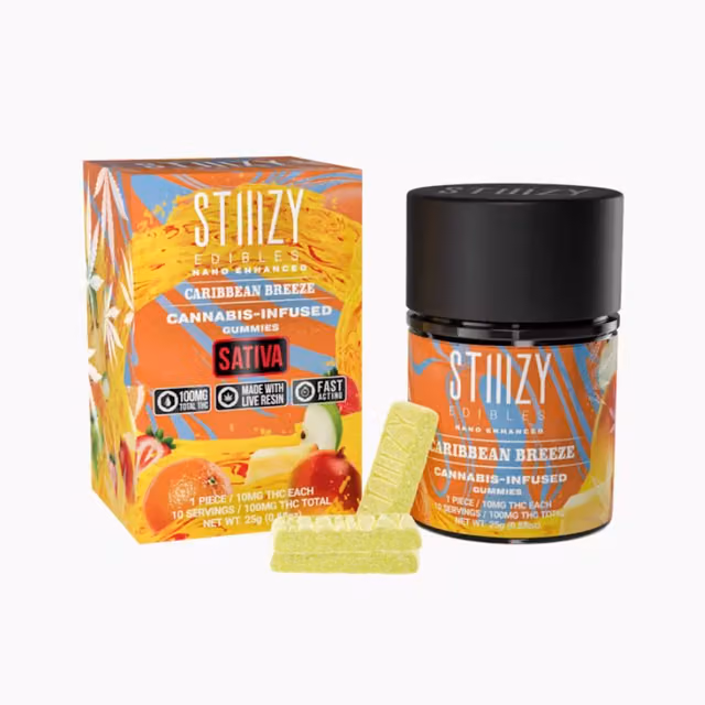 Caribbean Breeze 100mg Gummies - Gummy