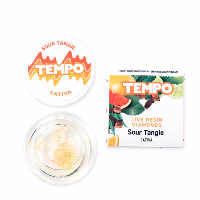 Sour Tangie 1g Live Resin Diamonds