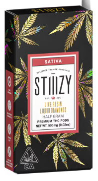 Stiiizy - Liquid Diamonds - Hawaiian Snow - Vape Pod - 0.5g