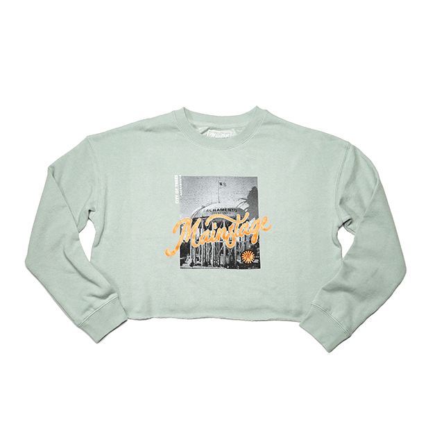 Mainstage - Sage Crop Water Tower Sweater | Apparel
