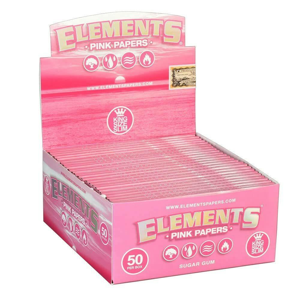 ELEMENTS PINK ROLLING PAPERS
