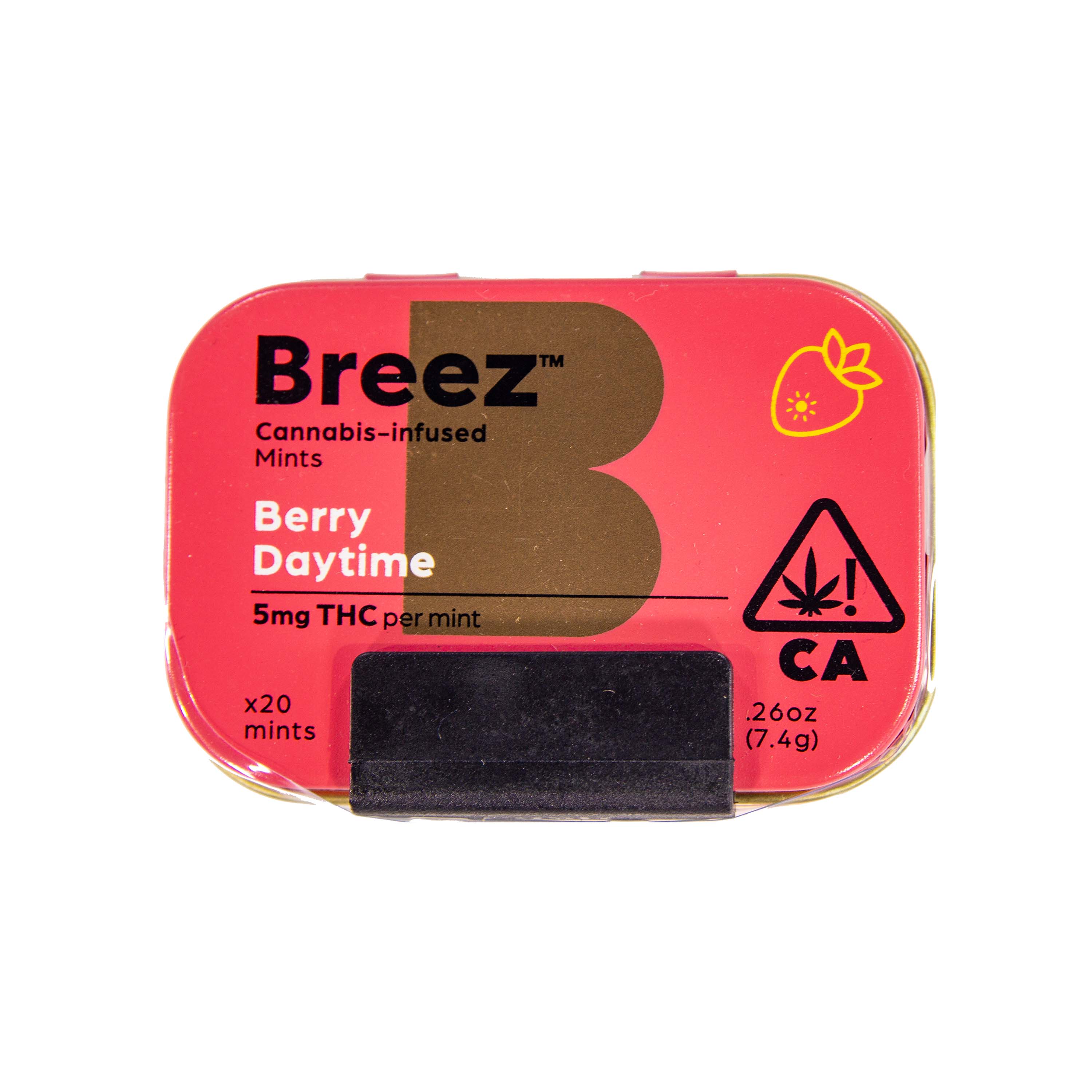 Breez | Berry Daytime Mints Tin (100mg THC)