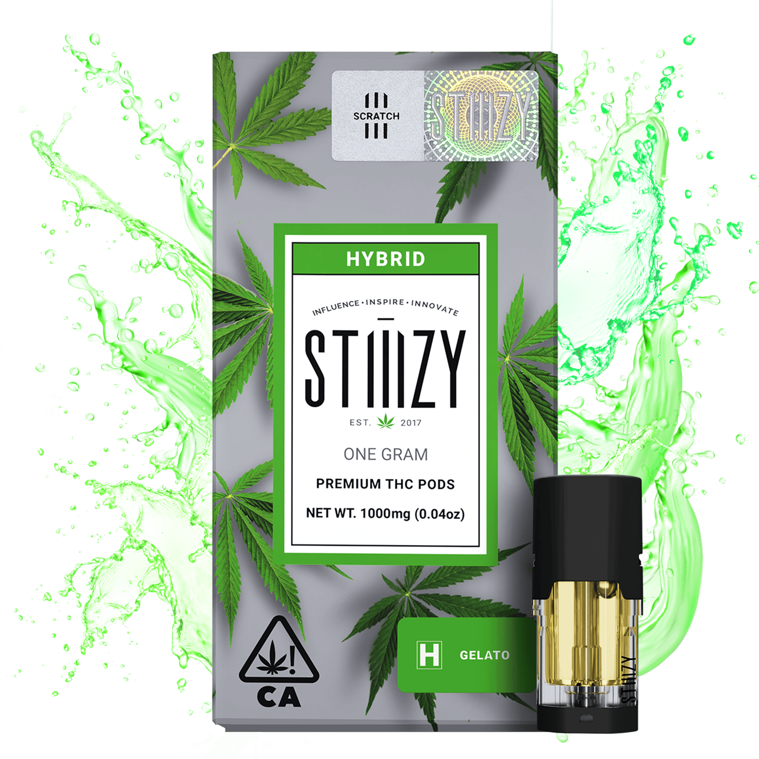 STIIIZY - VAPE (DISTILLATE) - 1G - HYBRID - GELATO