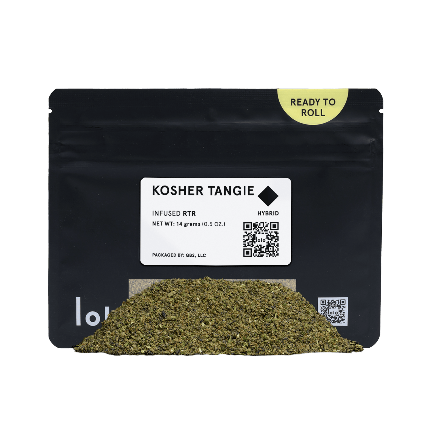 lolo | Kosher Tangie | Indoor Kief Infused Ready To Roll | 14g