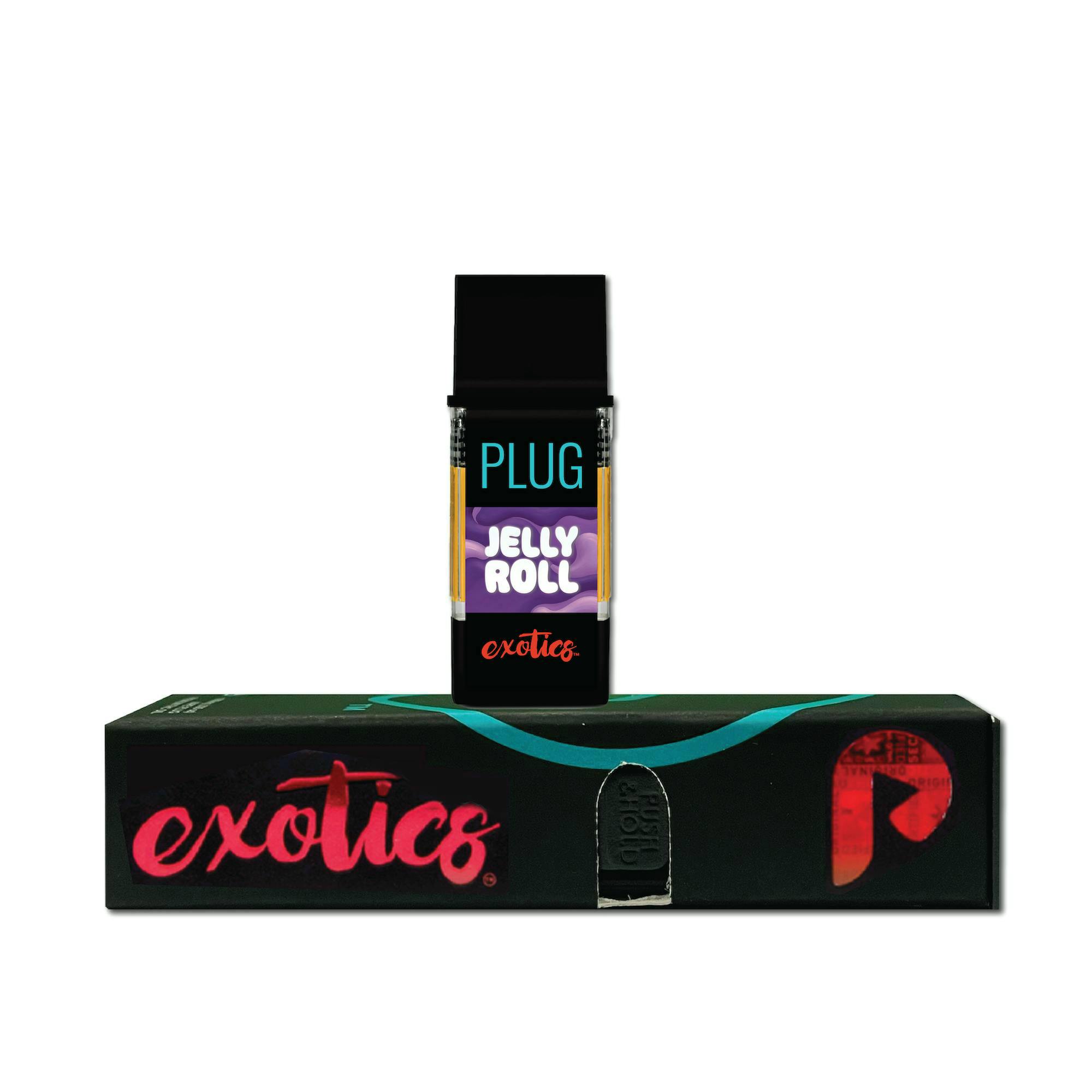 PLUG PLAY - VAPE (DISTILLATE) - 1G - INDICA - JELLY ROLL