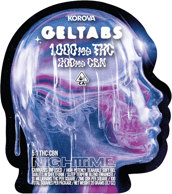 Nighttime 5:1 THC:CBN Geltabs - 1000mg
