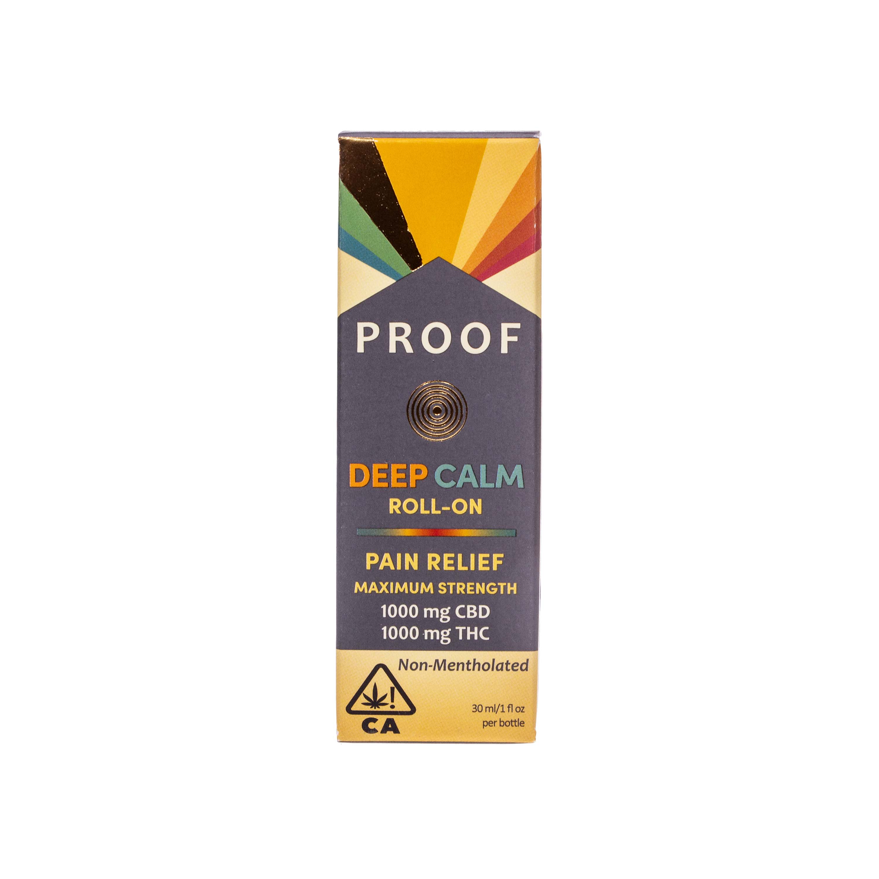 Proof | Deep Calm Roll On (1:1 CBD:THC - 2000mg Total)