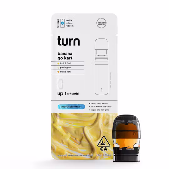 Turn Solventless Pod .5g Banana Go Kart