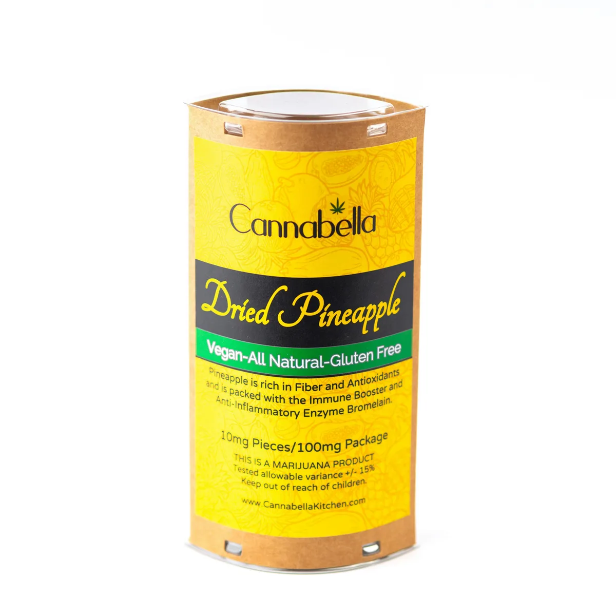 Cannabella | Dried Fruit 10pk 100mg - Dried Pineapple (H)